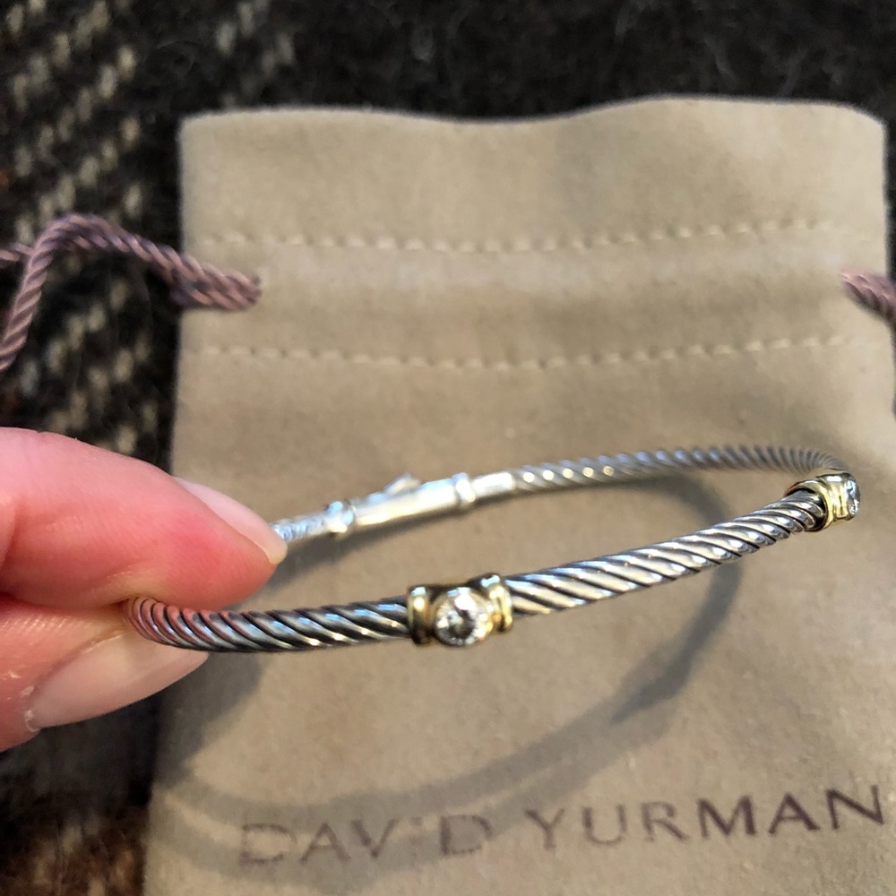 David Yurman Diamond Bangle